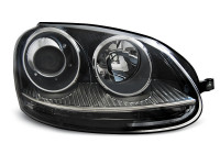 Headlights Sport Black Fits Vw Golf 5 10.03-09 Headlights Sport Black Fits Vw Golf 5 10.03-09