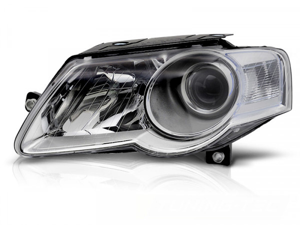 Headlights Chrome Left Side Fits Vw Passat B6 3c 03.05-10