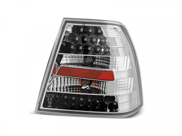 Led Tail Lights Chrome Fits Vw Bora 09.98-07.05