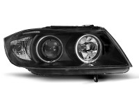 Headlights Angel Eyes CCFL Black fits BMW E90/E91 03.05-08.08 Headlights Angel Eyes CCFL Black fits BMW E90/E91 03.05-08.08