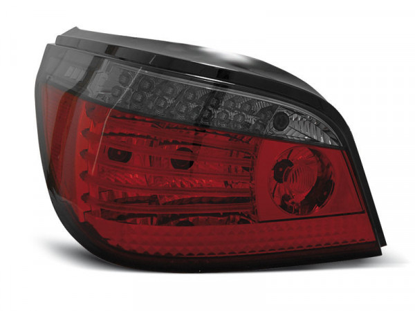 Led Tail Lights Red Smoke Fits Bmw E60 07.03-07