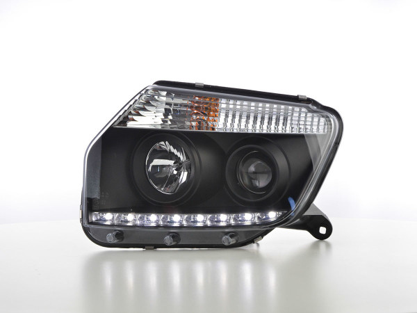 Daylight headlights for Dacia Duster from 2014 on in black