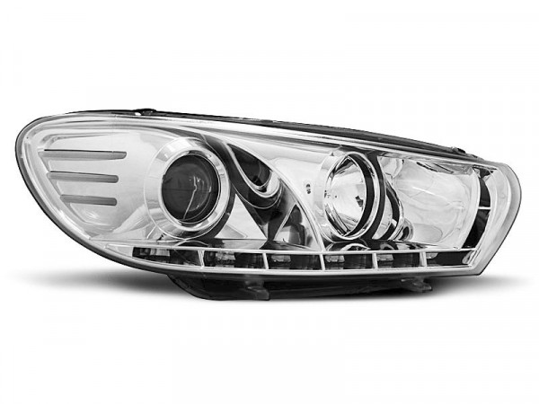 Headlights Daylight Chrome Fits Vw Scirocco 08-04.14