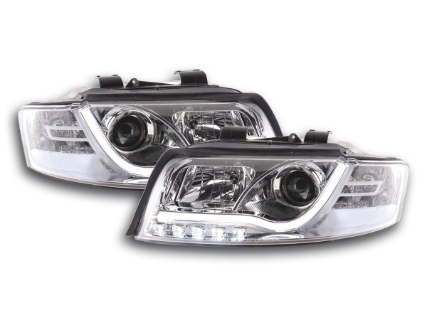 Daylight headlight LED daytime running lights Audi A4 type 8E 01-04 chrome