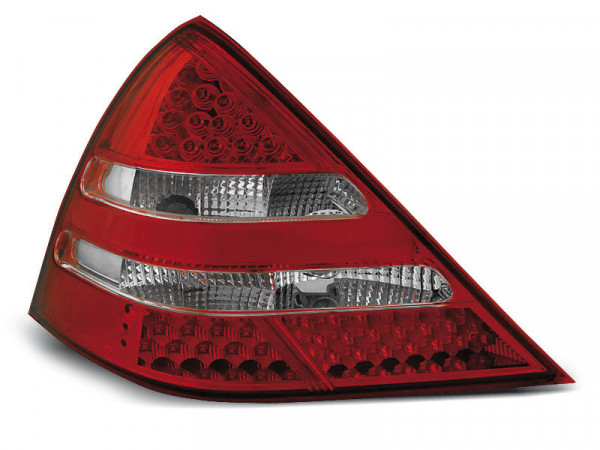 Led Tail Lights Red White Fits Mercedes R170 Slk 04.96-04