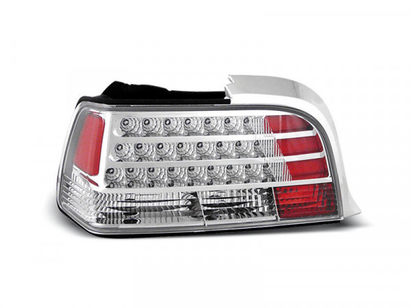 LED Tail Lights Chrome fits BMW E36 Coupe 12.90-08.99