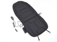 Seat cover with seat heating and massage function, Black Seat cover with seat heating and massage function, Black