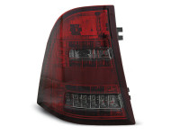 Led Tail Lights Red Smoke Fits Mercedes W163 Ml M-klasa 03.98-05 Led Tail Lights Red Smoke Fits Mercedes W163 Ml M-klasa 03.98-05