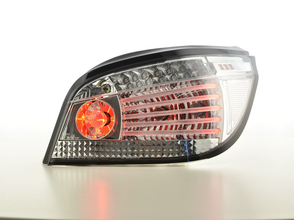 LED rear lights Lightbar BMW series 5 E60 saloon Yr. 07-09 chrome