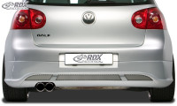 RDX Rear bumper extension for VW Golf 5 "V2" with exhaust hole left RDX Rear bumper extension for VW Golf 5 "V2" with exhaust hole left