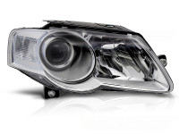 Headlights Chrome Right Side Fits Vw Passat B6 3c 03.05-10 Headlights Chrome Right Side Fits Vw Passat B6 3c 03.05-10