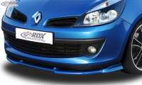 RDX Front Spoiler VARIO-X RENAULT Clio 3 Phase 1 (not RS) RDX Front Spoiler VARIO-X RENAULT Clio 3 Phase 1 (not RS)