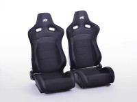 FK sport seats half bucket seats Set K?ln artificial leather/textile black FK sport seats half bucket seats Set K?ln artificial leather/textile black