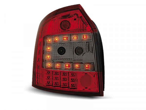 Led Tail Lights Red Smoke Fits Audi A4 10.00-10.04 Avant