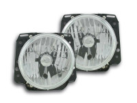 Headlight set VW Golf 2 type 19 84-91 crystal chrome Headlight set VW Golf 2 type 19 84-91 crystal chrome