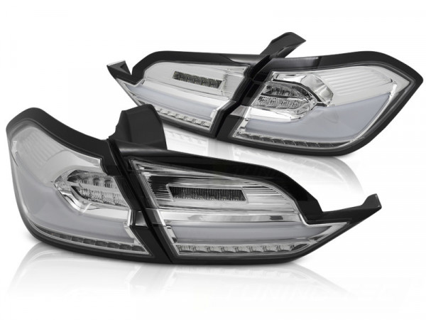 Led Tail Lights Chrome Fits Ford Fiesta Mk8 17-21 Hatchback