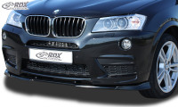 RDX VARIO-X Front Spoiler fits BMW X3 F25 M-Technic up to 2014 RDX VARIO-X Front Spoiler fits BMW X3 F25 M-Technic up to 2014