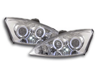 headlight Ford Focus Yr. 98-01 chrome headlight Ford Focus Yr. 98-01 chrome