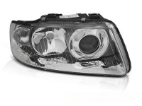 Headlight Chrome Right Side Tyc Fits Audi A3 8l 00-03 Headlight Chrome Right Side Tyc Fits Audi A3 8l 00-03