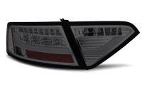 Led Bar Tail Lights Smoke Fits Audi A5 07-06.11 Led Bar Tail Lights Smoke Fits Audi A5 07-06.11