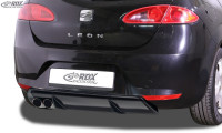 RDX Rear bumper extension for SEAT Leon 1P (-2009) Diffusor RDX Rear bumper extension for SEAT Leon 1P (-2009) Diffusor