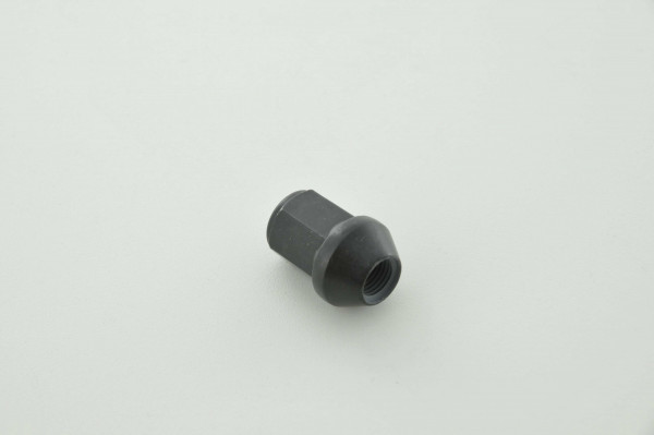 Nut, M12 x 1,5 23mm Taper black