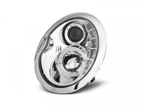 Headlights Daylight Chrome fits BMW Mini (Cooper) 05.01–10.06