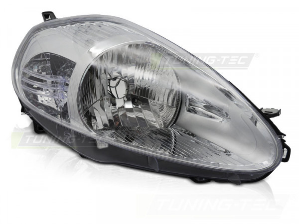 Headlight Chrome Right Side Tyc Fits Fiat Grande Punto 05-08