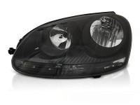 Headlights Black Left Side Tyc Fits Vw Golf 5 10.03-09 Headlights Black Left Side Tyc Fits Vw Golf 5 10.03-09