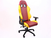 FK sport setat office chair gaming seat Liverpool red/yellow swivel chair revolving chair FK sport setat office chair gaming seat Liverpool red/yellow swivel chair revolving chair