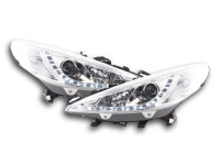 DRL Daylight Headlight Peugeot 207 Yr. 06- chrome RHD DRL Daylight Headlight Peugeot 207 Yr. 06- chrome RHD