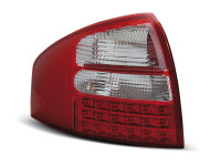 Led Tail Lights Red White Fits Audi A6 05.97-05.04 Sedan Led Tail Lights Red White Fits Audi A6 05.97-05.04 Sedan