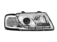 Headlights Daylight Chrome Fits Audi A3 8l 08.96-08.00 Headlights Daylight Chrome Fits Audi A3 8l 08.96-08.00