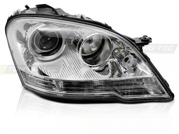 Headlight Chrome Right Side Tyc Fits Mercedes W164 09-11