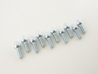 Wheel bolts Set (10 pieces), M12 x 1,5 35mm domed silver Wheel bolts Set (10 pieces), M12 x 1,5 35mm domed silver