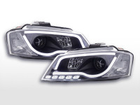 Daylight headlight LED daytime running lights Audi A3 8P 08-12 black Daylight headlight LED daytime running lights Audi A3 8P 08-12 black