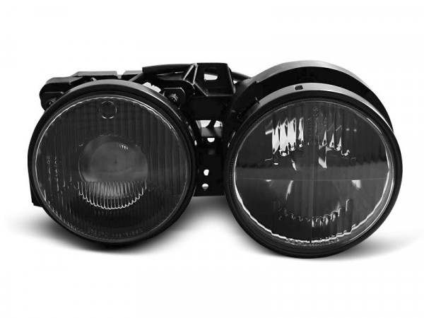 Headlights Black Fits Bmw E30 11.82-06.94