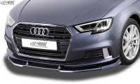 RDX Front Spoiler VARIO-X AUDI A3 8V, 8VA Sportback, 8VS Sedan, 8V7 Convertible (Facelift 2016+) RDX Front Spoiler VARIO-X AUDI A3 8V, 8VA Sportback, 8VS Sedan, 8V7 Convertible (Facelift 2016+)
