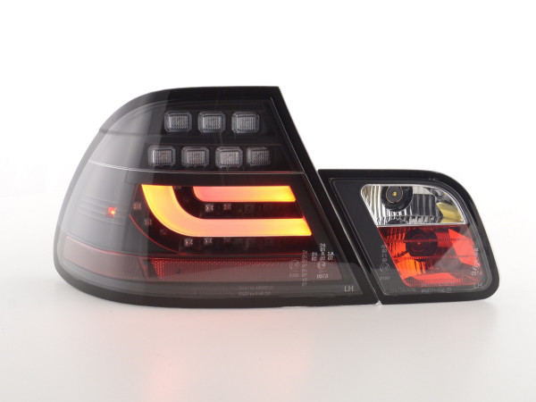 Taillights LED BMW serie 3 E46 Coupe Yr. 03-07 black
