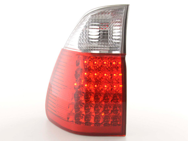 LED taillights set BMW X5 type E53 04- clear / red