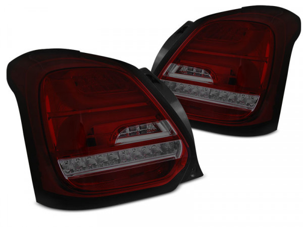 Suzuki Swift Vi 17- Red Smoke Led Seq