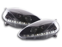 Daylight headlight Fiat Grande Punto type 199 Yr. 08- black Daylight headlight Fiat Grande Punto type 199 Yr. 08- black