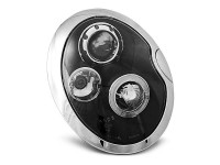 Headlights Angel Eyes Black fits BMW Mini Cooper 01-04 Headlights Angel Eyes Black fits BMW Mini Cooper 01-04