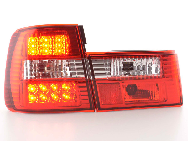 Led Taillights BMW serie 5 type E34 Yr. 88-94 clear/red