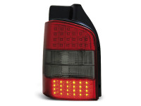 Led Tail Lights Red Smoke Fits Vw T5 04.03-09 Led Tail Lights Red Smoke Fits Vw T5 04.03-09