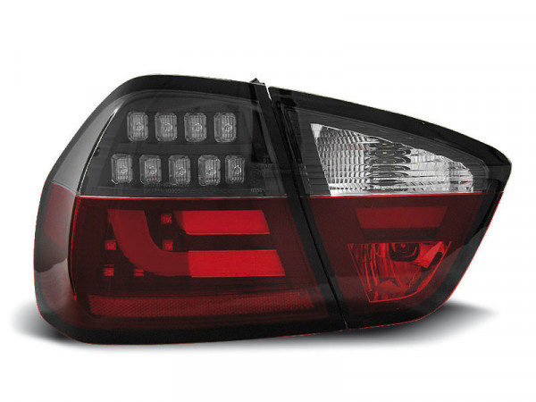 Led Bar Tail Lights Red Whie Black Fits Bmw E90 03.05-08.08
