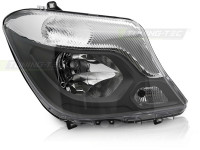 Headlight Black Right Side Tyc Fits Mercedes Sprinter W906 13-18 Headlight Black Right Side Tyc Fits Mercedes Sprinter W906 13-18