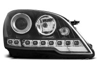 Headlights Daylight Black Fits Mercedes W164 Ml M-klasa 08- Headlights Daylight Black Fits Mercedes W164 Ml M-klasa 08-