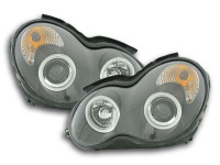 Headlight Mercedes C-class type W203 Yr. 00-07 black Headlight Mercedes C-class type W203 Yr. 00-07 black