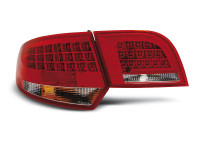Led Tail Lights Red White Fits Audi A3 8p 04-08 Sportback Led Tail Lights Red White Fits Audi A3 8p 04-08 Sportback